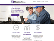 Tablet Screenshot of fleetmetrica.com